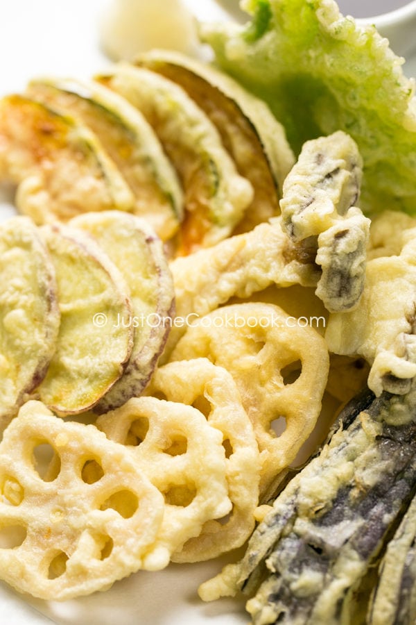 Vegetable Tempura 野菜の天ぷら • Just One Cookbook