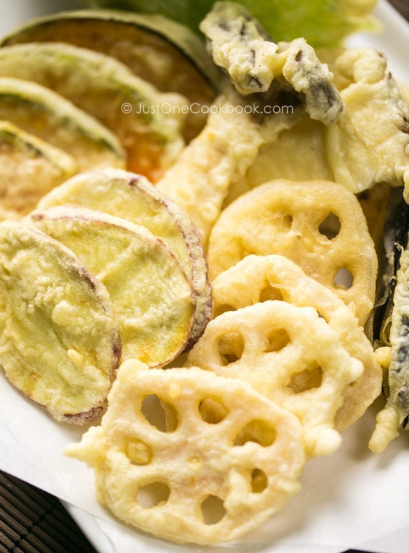 Vegetable Tempura 野菜の天ぷら • Just One Cookbook