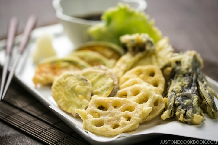Vegetable Tempura 野菜の天ぷら • Just One Cookbook