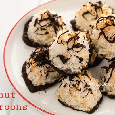 Coconut Macaroons | JustOneCookbook.com