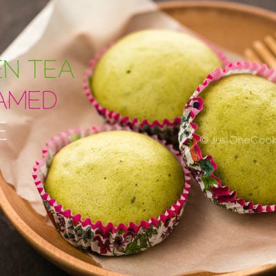 Green Tea Steamed Cake | JustOneCookbook.com