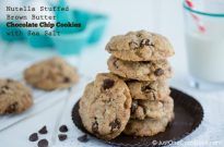 Chocolate Chip Cookies with Nutella | JustOneCookbook.com