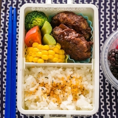 Hamburger Steak Bento | JustOneCookbook.com