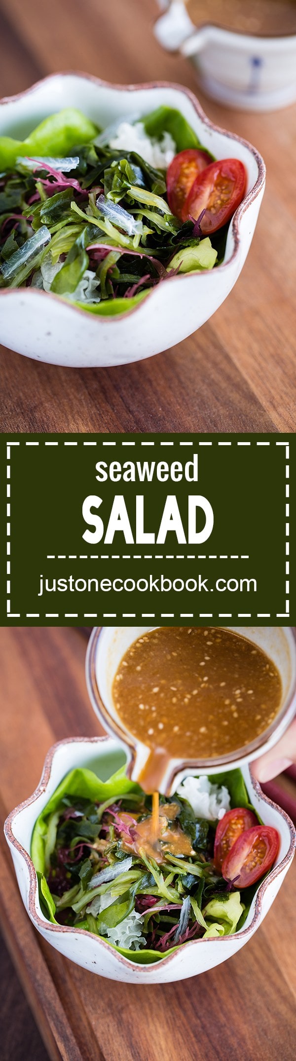 Seaweed Salad with Miso Dressing 海藻サラダ • Just One Cookbook