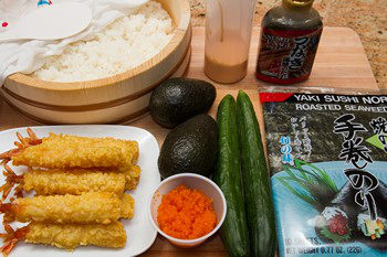 Dragon Roll Ingredients