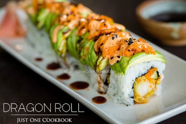 Dragon Roll | Easy Japanese Recipes at JustOneCookbook.com