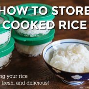 How To Store Cooked Rice (Keeping your rice moist, fresh, and delicious) | Easy Japanese Recipes at JustOneCookbook.com