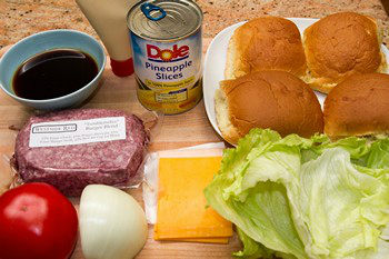 Teriyaki Burger Ingredients