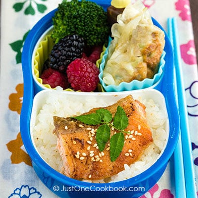 Teriyaki Salmon Bento | Easy Japanese Recipes at JustOneCookbook.com