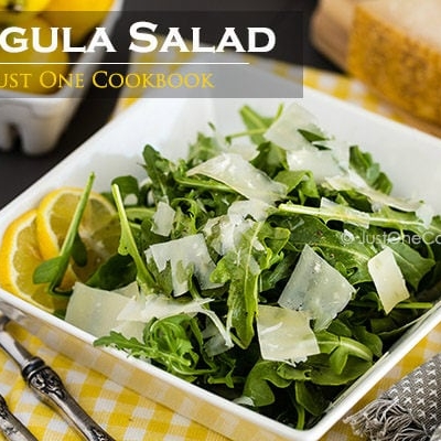 Arugula Salad | Easy Japanese Recipes at JustOneCookbook.com