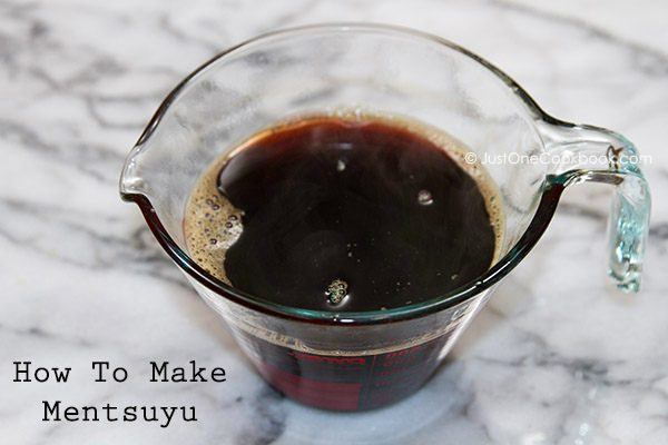 Mentsuyu (Japanese Noodle Soup Base) | Easy Japanese Recipes at JustOneCookbook.com