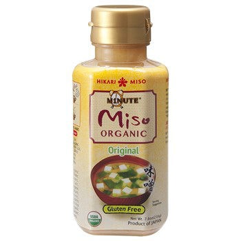 Minute Miso Original in a bottle.