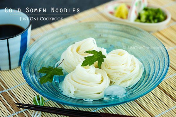 Cold Somen Noodles | Easy Japanese Recipes at JustOneCookbook.com