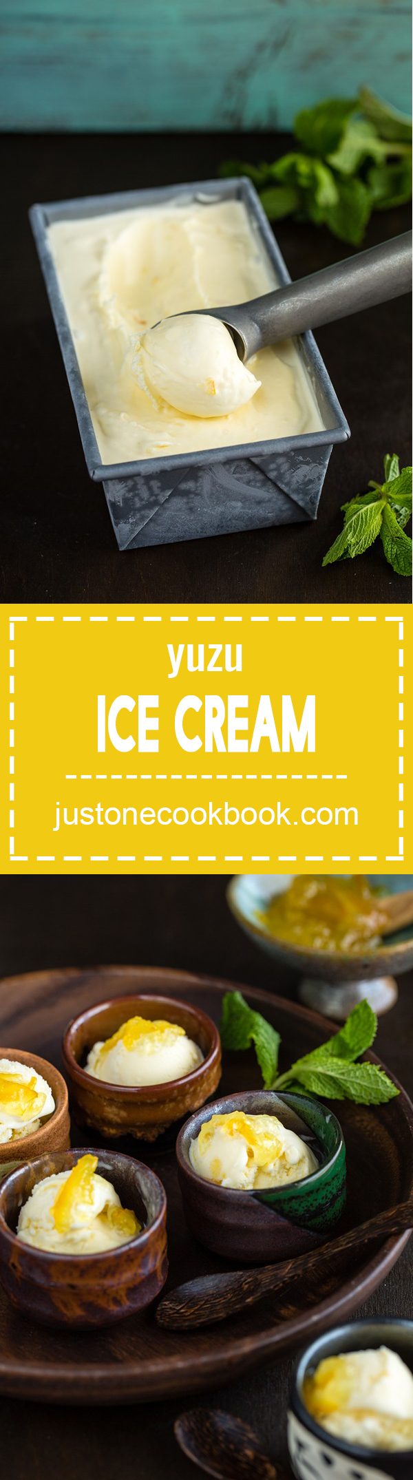 Yuzu Ice Cream 柚子アイスクリーム • Just One Cookbook