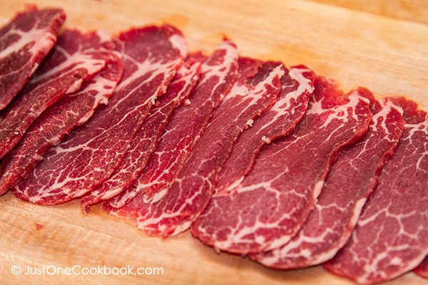 Thinly Sliced Meat | Easy Japanese Recipes at JustOneCookbook.com