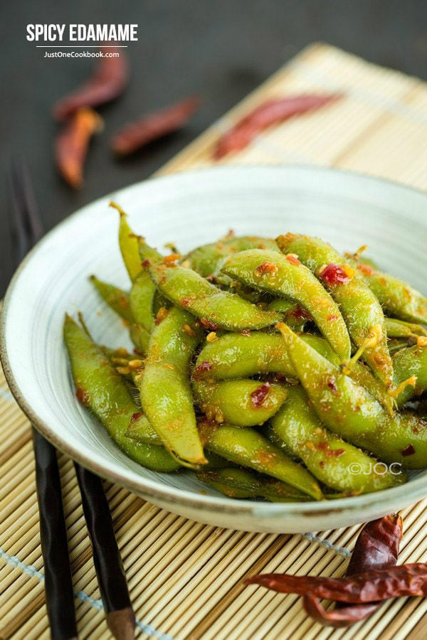 Japanese Spicy Edamame | Great Appetizers From All Around The World | Appetizers Menu