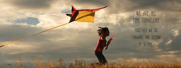 Folgers kite flying banner