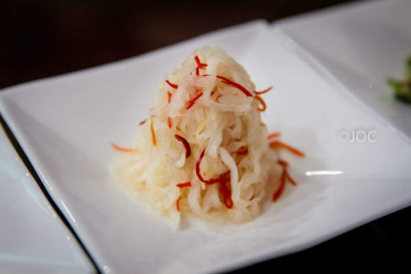 Spicy cabbage appetizer Jai Yun San Francisco