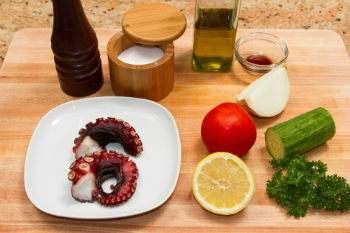 Octopus Carpaccio Ingredients