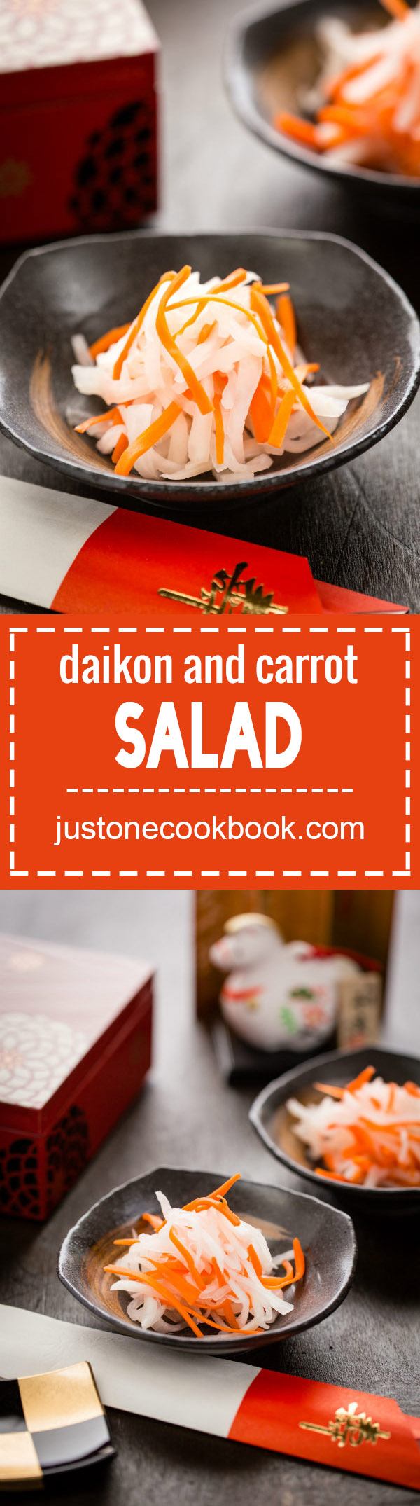 Namasu (Daikon and Carrot Salad) 紅白なます • Just One Cookbook