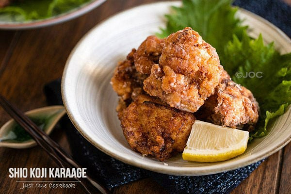 Shio Koji Karaage on a plate.