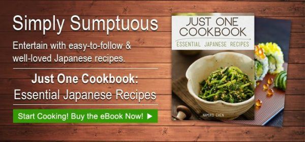 Just One Cookbook Essential Japanese Recipes ebook