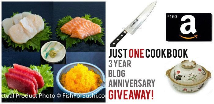 3 Year Blog Anniversary Giveaway | Easy Japanese Recipes at Just One Cookbook