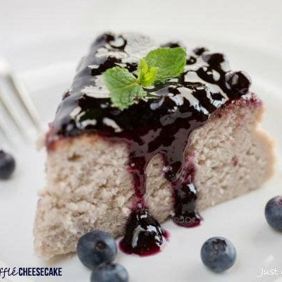 Blueberry Soufflé Cheesecake | Easy Japanese Recipes at Just One Cookbook