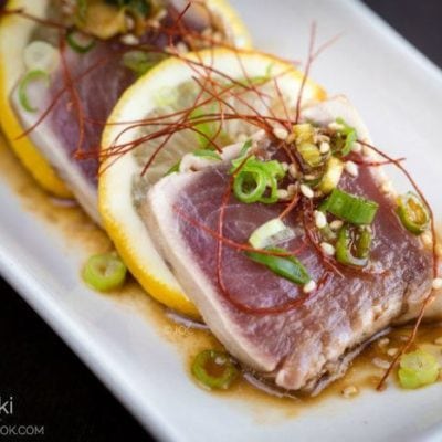 Tuna Tataki | Easy Japanese Recipes at JustOneCookbook.com