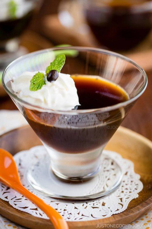 Coffee Jelly Recipe コーヒーゼリー • Just One Cookbook