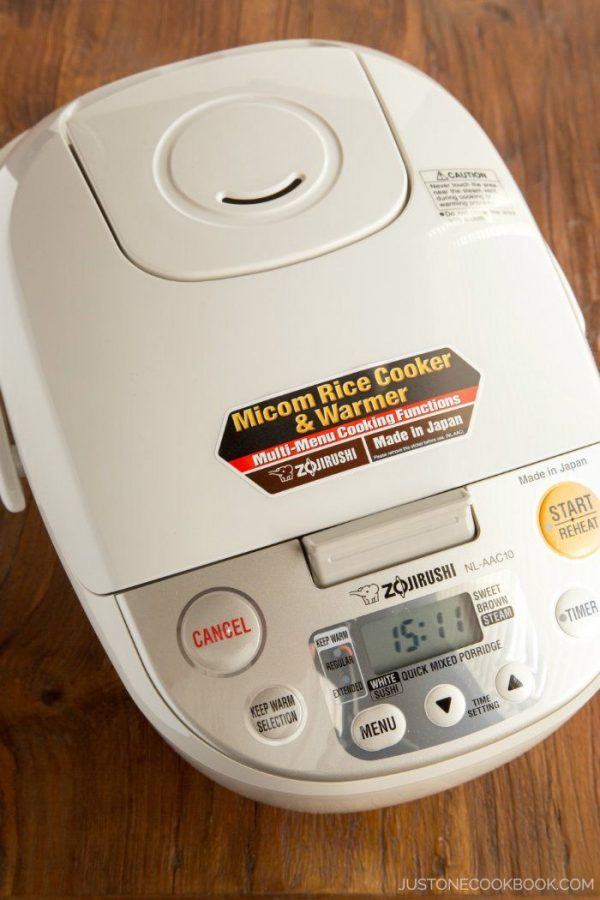 Zojirushi Rice Cooker • Just One Cookbook