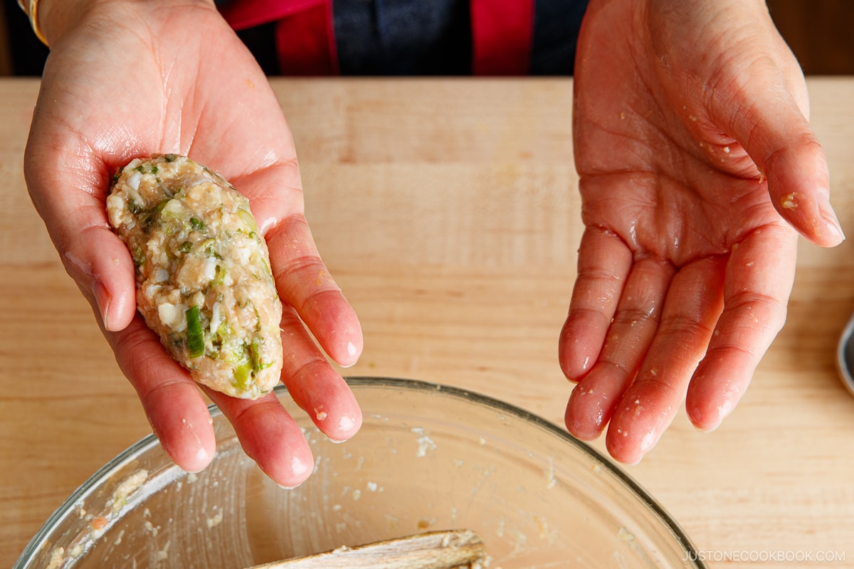 Tsukune (Japanese Chicken Meatball Skewers)-step by step-81