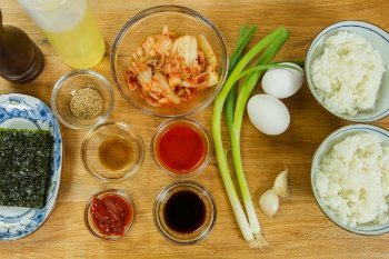 Kimchi Fried Rice Ingredients