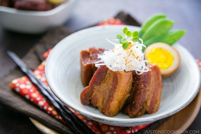 Braised Pork Belly (Kakuni) #recipe | Easy Japanese Recipes at JustOneCookbook.com