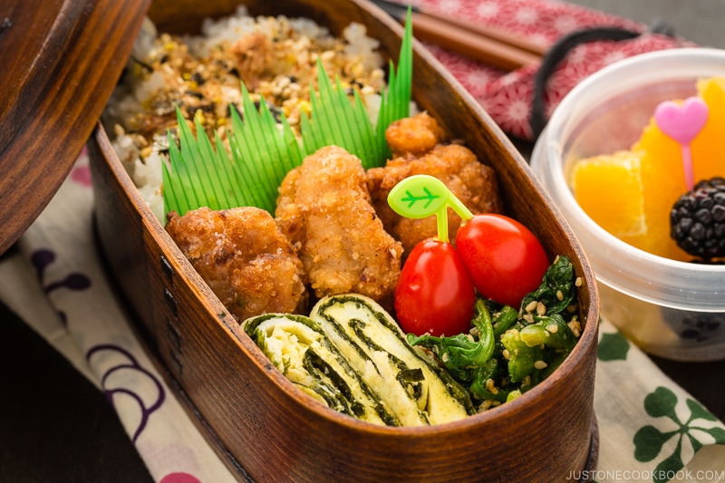 Shio Koji Karaage in the bento box.