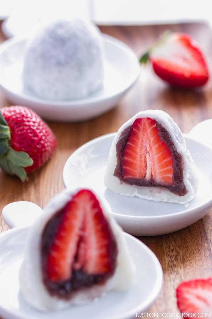 Strawberry Daifuku (Strawberry Mochi) | Easy Japanese Recipes at JustOneCookbook.com