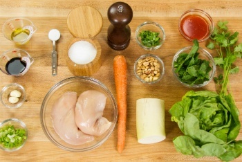 Thai Chicken Lettuce Wraps Ingredients
