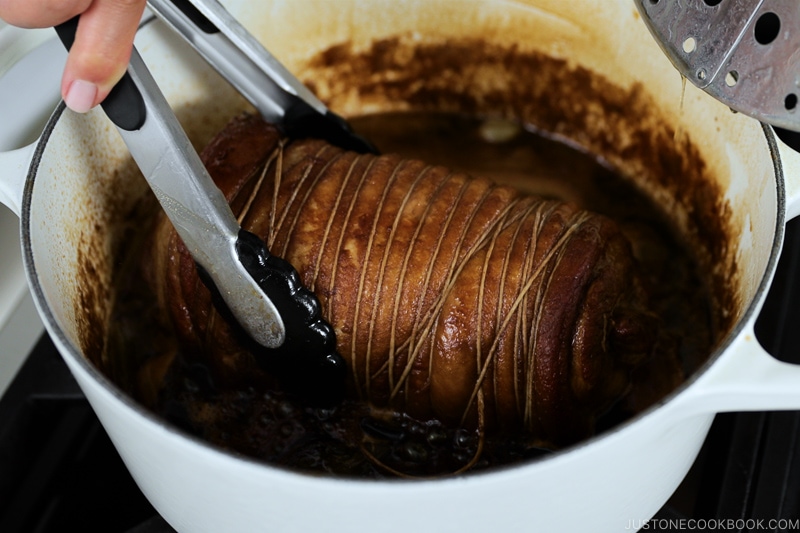 Nibuta (Japanese Braised Pork Belly) | Easy Japanese Recipes at JustOneCookbook.com