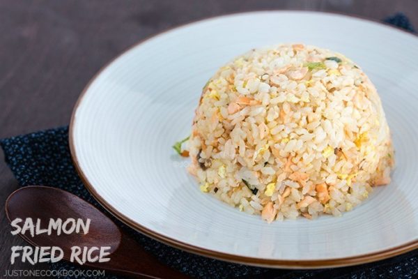 Salmon Fried Rice | Easy Japanese Recipes at JustOneCookbook.com