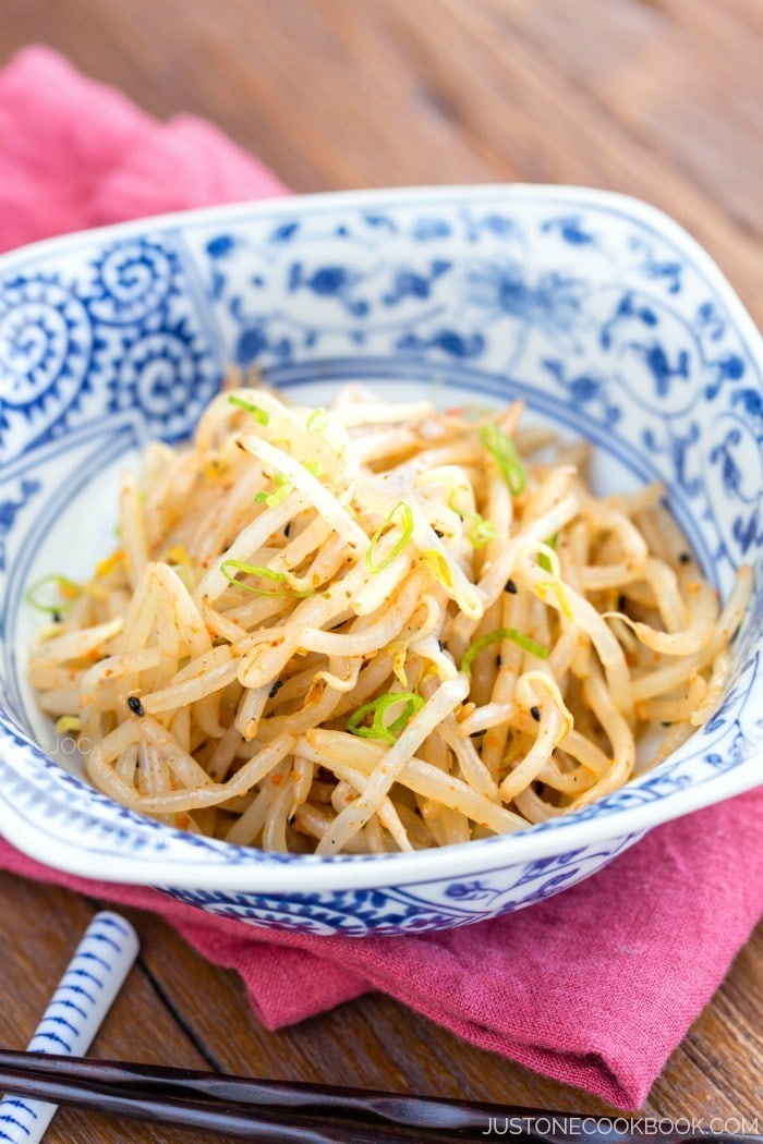 Spicy Bean Sprout Salad | Easy Japanese Recipes at JustOneCookbook.com