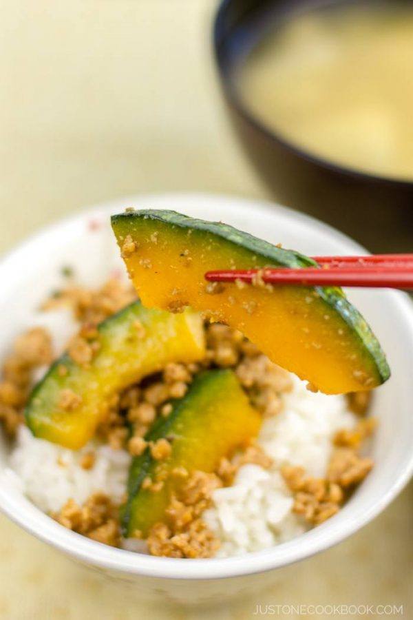 Kabocha Pork Stir Fry | Easy Japanese Recipes at JustOneCookbook.com