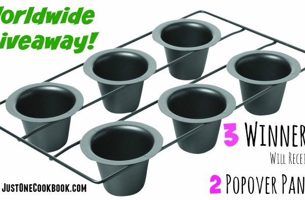 Popover Giveaway | Easy Japanese Recipes at JustOneCookbook.com