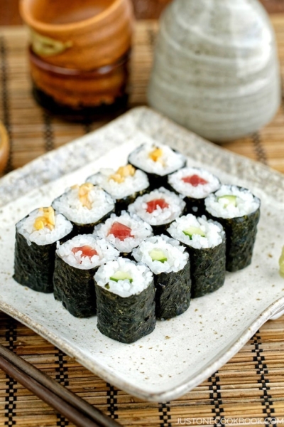 How To Make Sushi Rolls with Video & Step-By-Step Photo Tutorials | Easy Japanese Recipes at JustOneCookbook.com