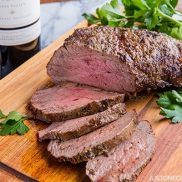 Tender and Juicy Wood-Smoked Tri-Tip Cooked in Stovetop Smoker. | JustOneCookbook.com @justonecookbook