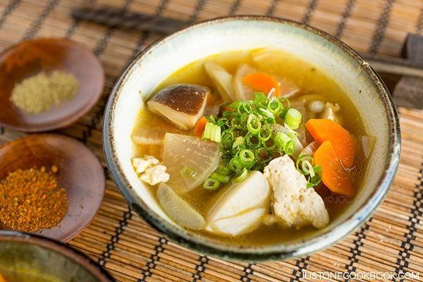 Japanese Vegetable Soup (Kenchinjiru) | Easy Japanese Recipes at JustOneCookbook.com