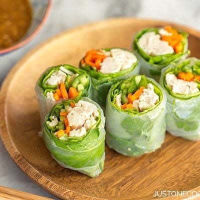 Chicken Spring Rolls | Easy Japanese Recipes at JustOneCookbook.com