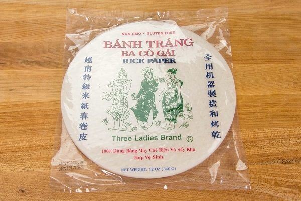 Rice Paper in a package.