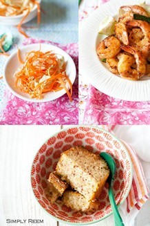 Honey Glazed Shrimps with Asian Coleslaw | JustOneCookbook.com
