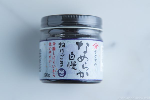 Negi Goma (Black Sesame Paste)