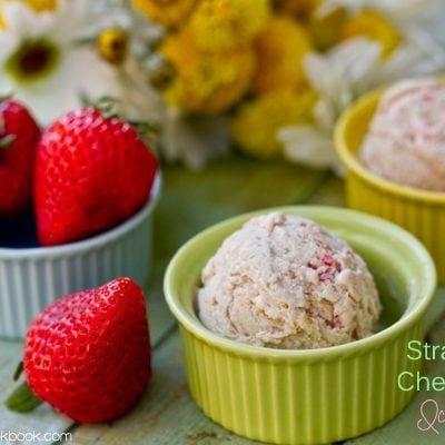 Strawberry Cheesecake Ice Cream | JustOneCookbook.com